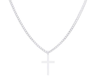 Srebrny krzyżyk gładki pr.925 - 2