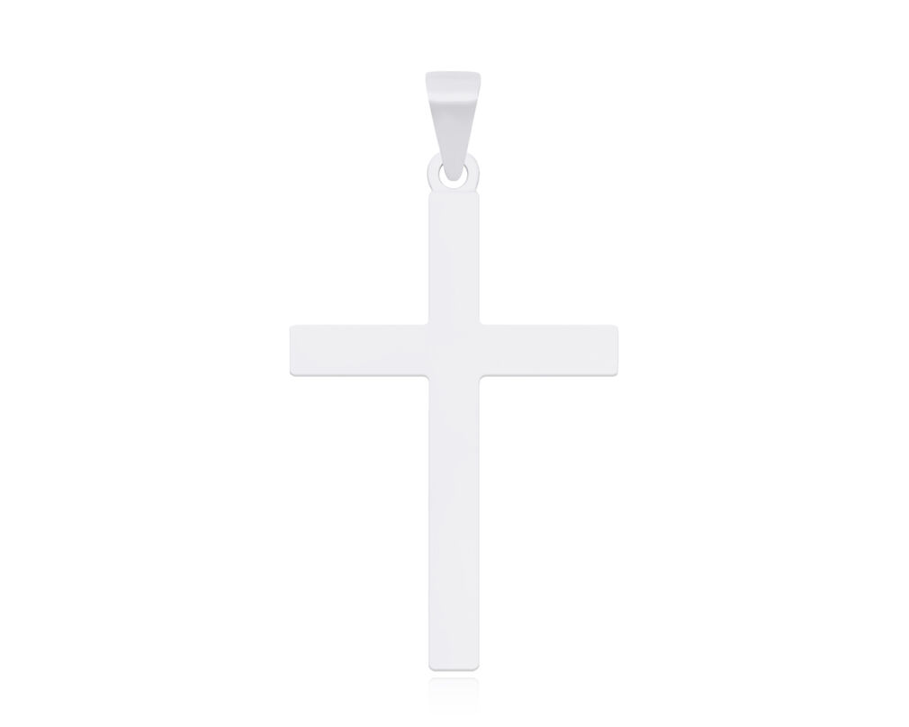 Srebrny krzyżyk gładki pr.925