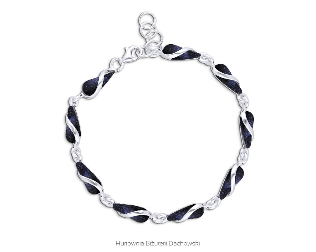 Bransoletka srebrna z Nocą Kairu