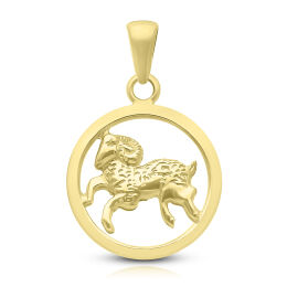 Złota zawieszka znak zodiaku Baran pr.585