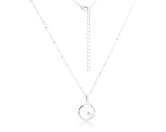 Naszyjnik srebrny z perłą pr.925 - 2