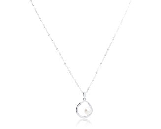 Naszyjnik srebrny z perłą pr.925 - 3