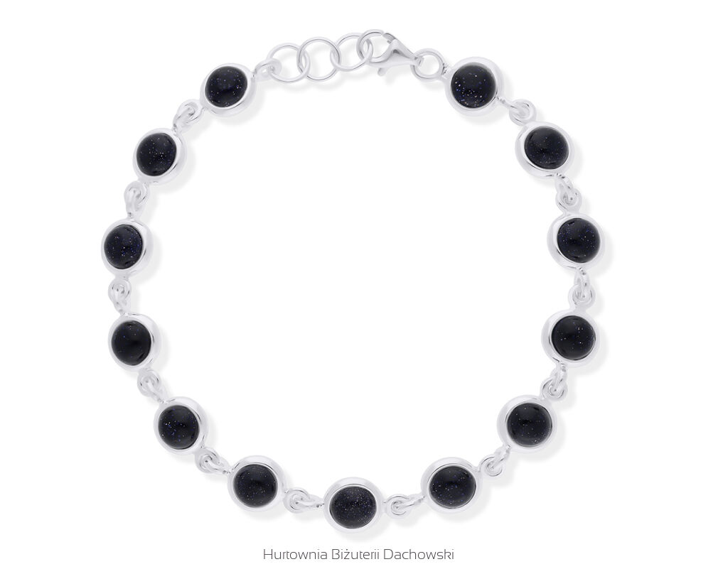 Bransoletka srebrna z nocą kairu