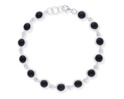 Bransoletka srebrna z nocą kairu