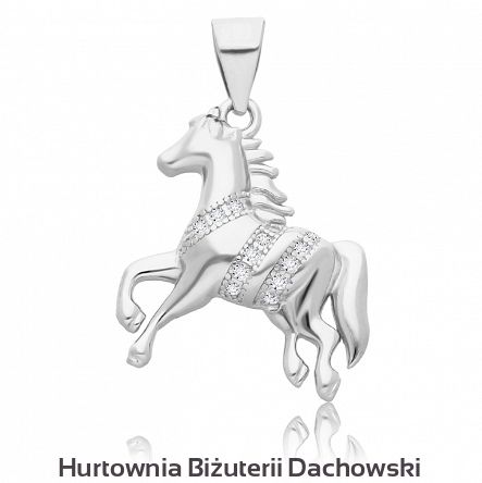 Zawieszka srebrna w kształcie konia
