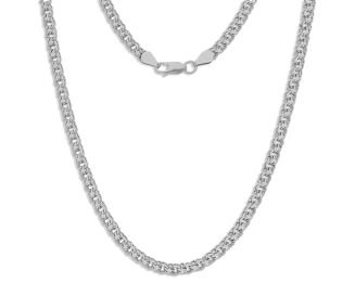 Łańcuszek srebrny galibardi splot - 2