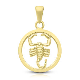 Złota zawieszka znak zodiaku Skorpion pr.585