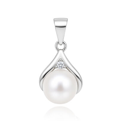 Zawieszka srebro 925 elegancka perła
