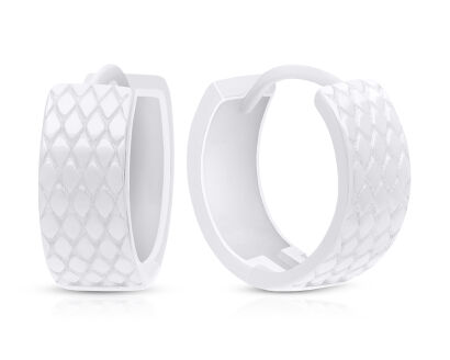 Kolczyki koła srebrne szerokie pr.925