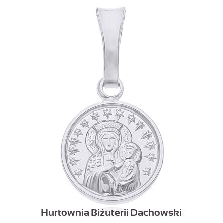 Srebrny medalik Matka Boska Częstochowska