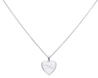 Sekretnik srebrny serce z infinity pr.925 - 2