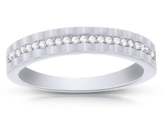 Pierścionek srebrny z cyrkoniami pr.925 - 2