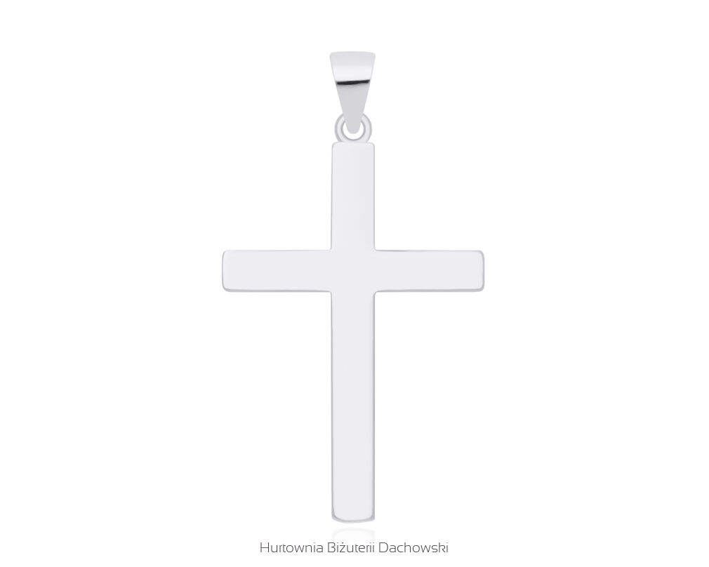Srebrny krzyżyk duży gładki pr.925