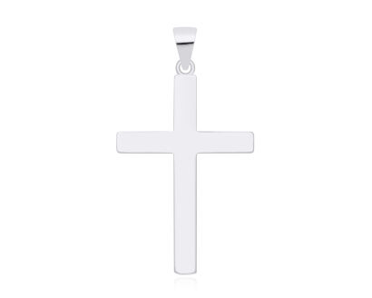 Srebrny krzyżyk duży gładki pr.925